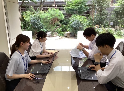 新入社員研修の様子